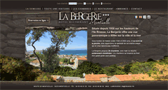 Desktop Screenshot of labergerie-corse.com